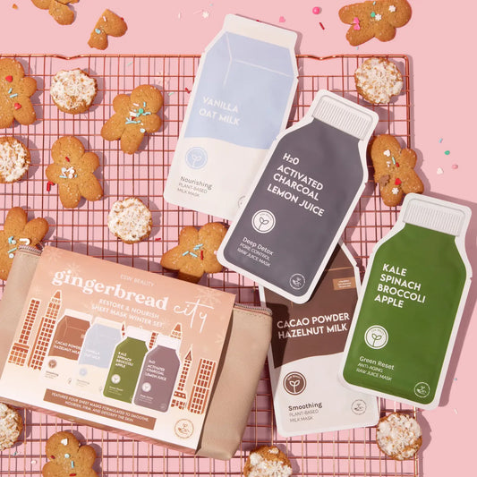 Gingerbread City Restoring & Nourishing Sheet Mask Winter Kit